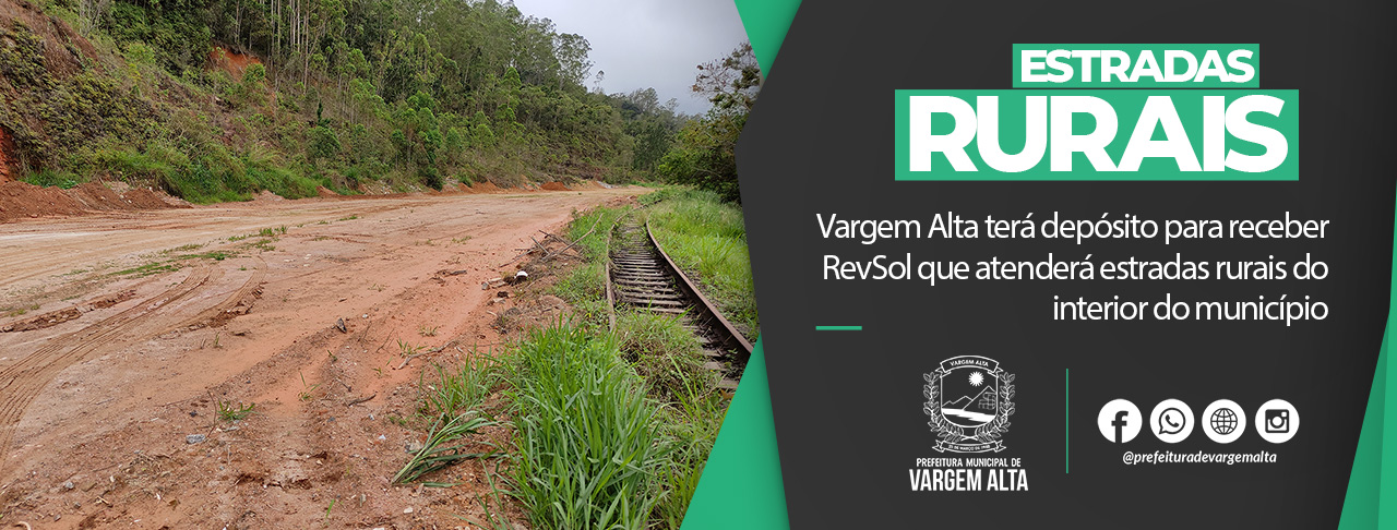 Vargem Alta terá depósito para receber RevSol que atenderá estradas do interior do município
